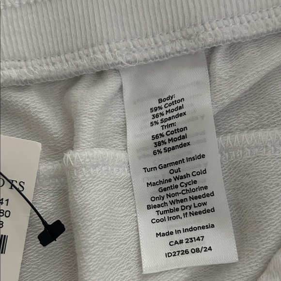 Talbots White Jogger Capri Pants/NWT - Picture 6 of 7